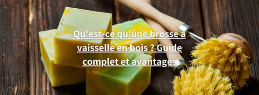 Brosse à vaisselle en bois
