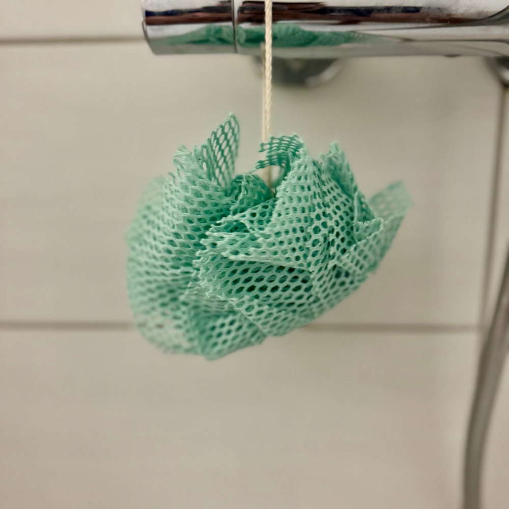 Fleur de douche en coton biologique