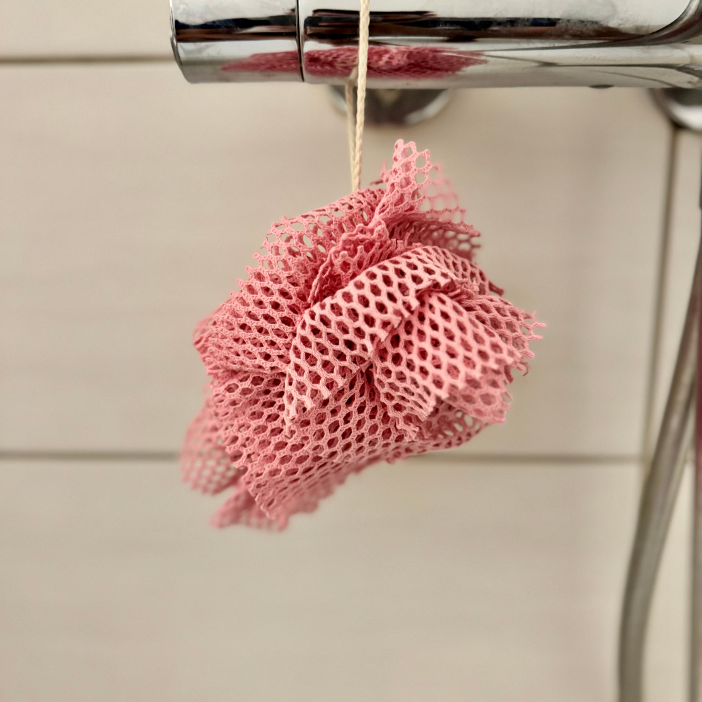 Fleur de douche en coton biologique