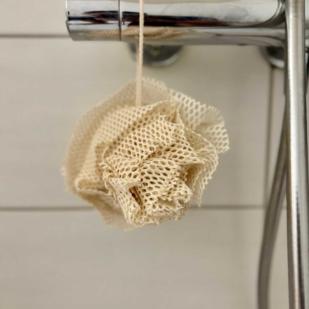 Fleur de douche en coton biologique