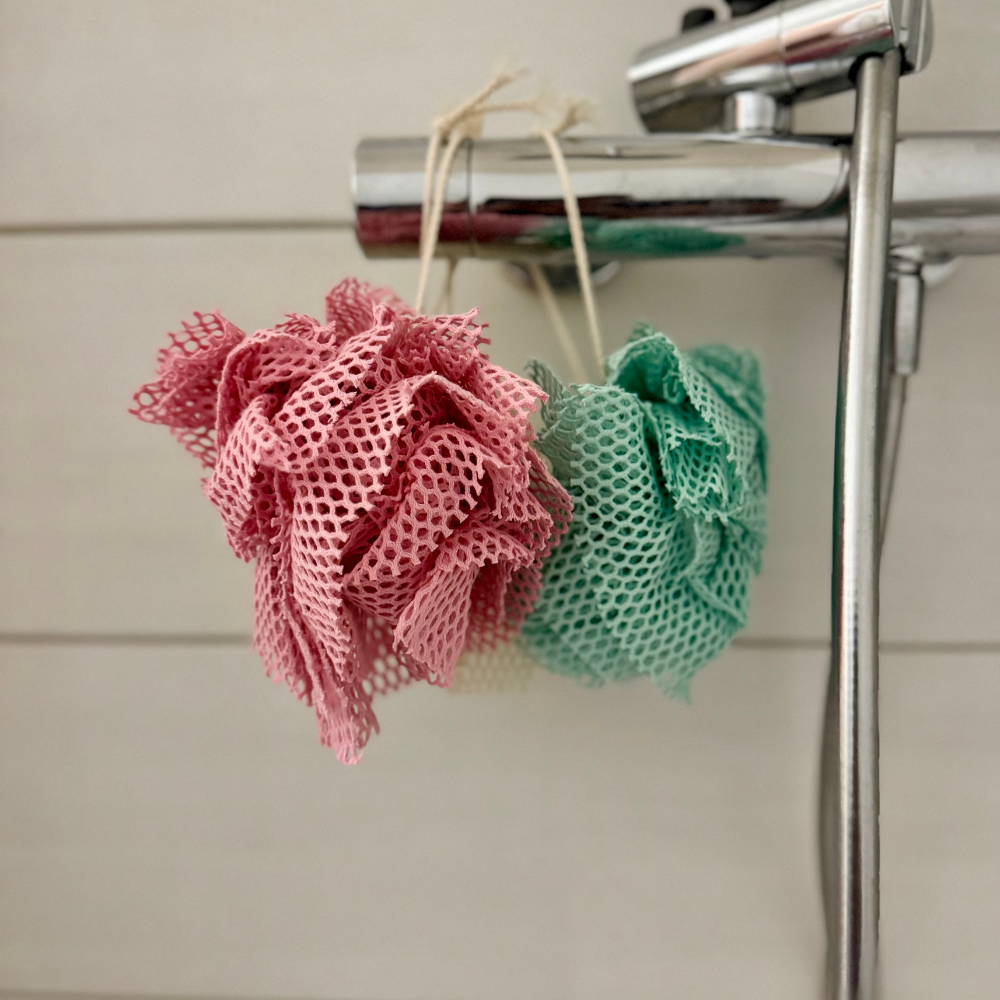 Fleur de douche en coton biologique