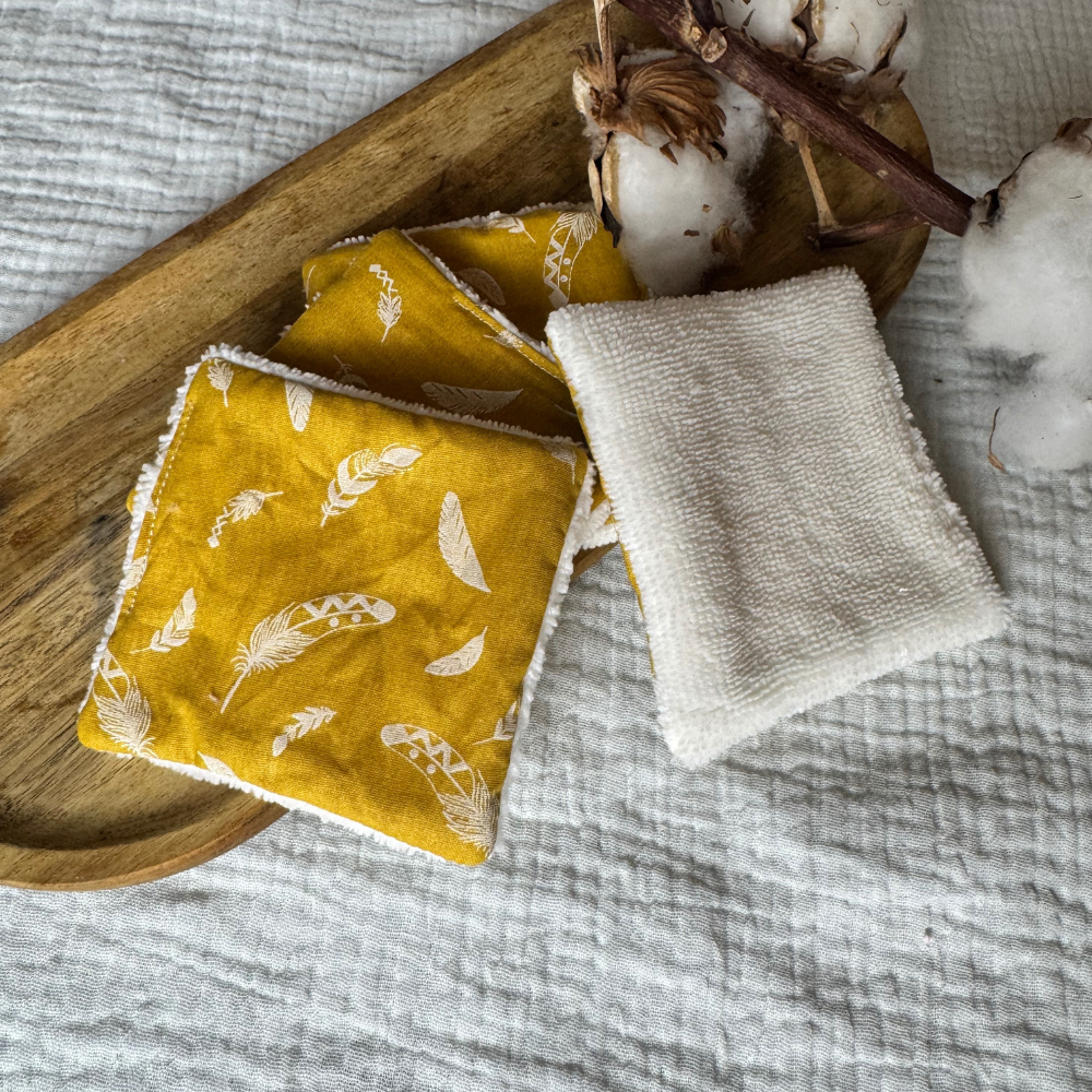 Lingette démaquillante en éponge bambou - La Vie verte