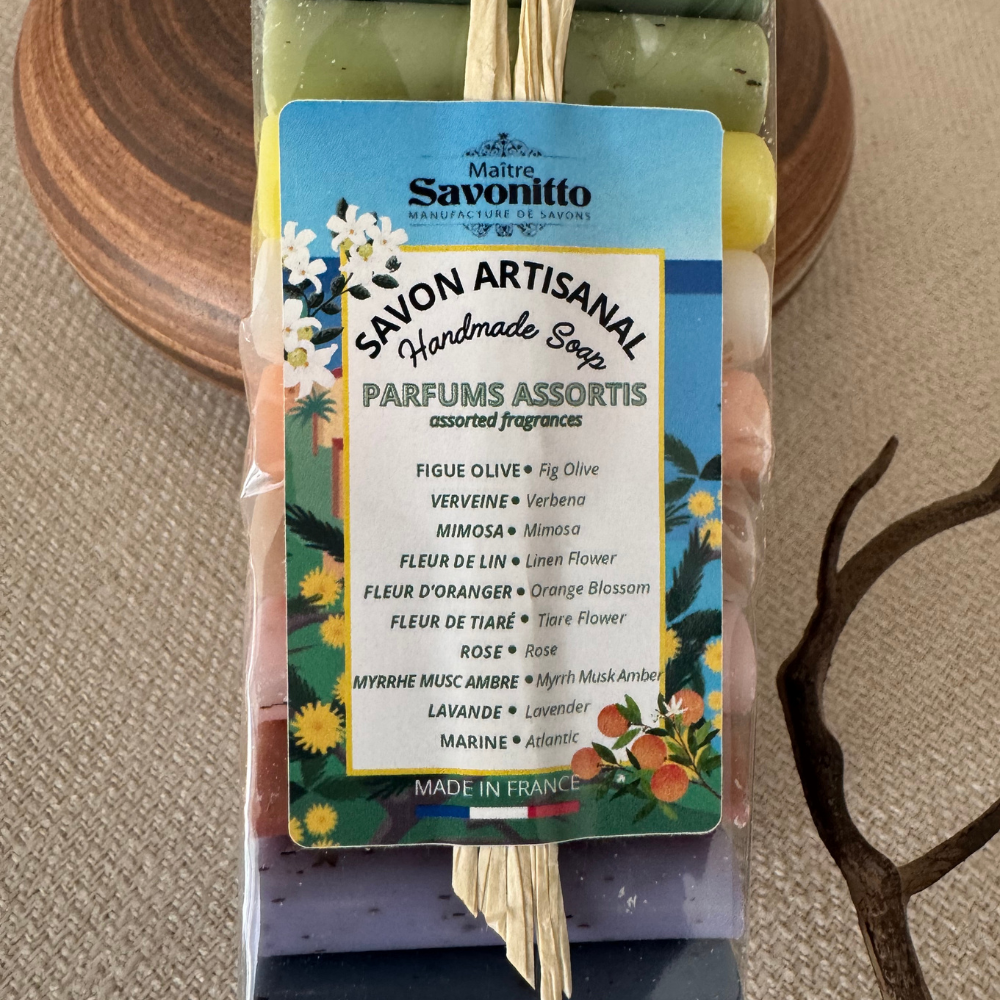 Sachet de 10 Savons 24g Senteurs Assortis