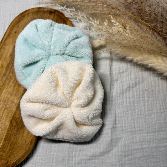 Fleur de douche éponge bambou