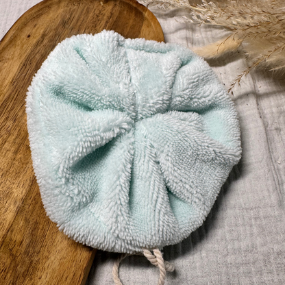 Fleur de douche éponge bambou