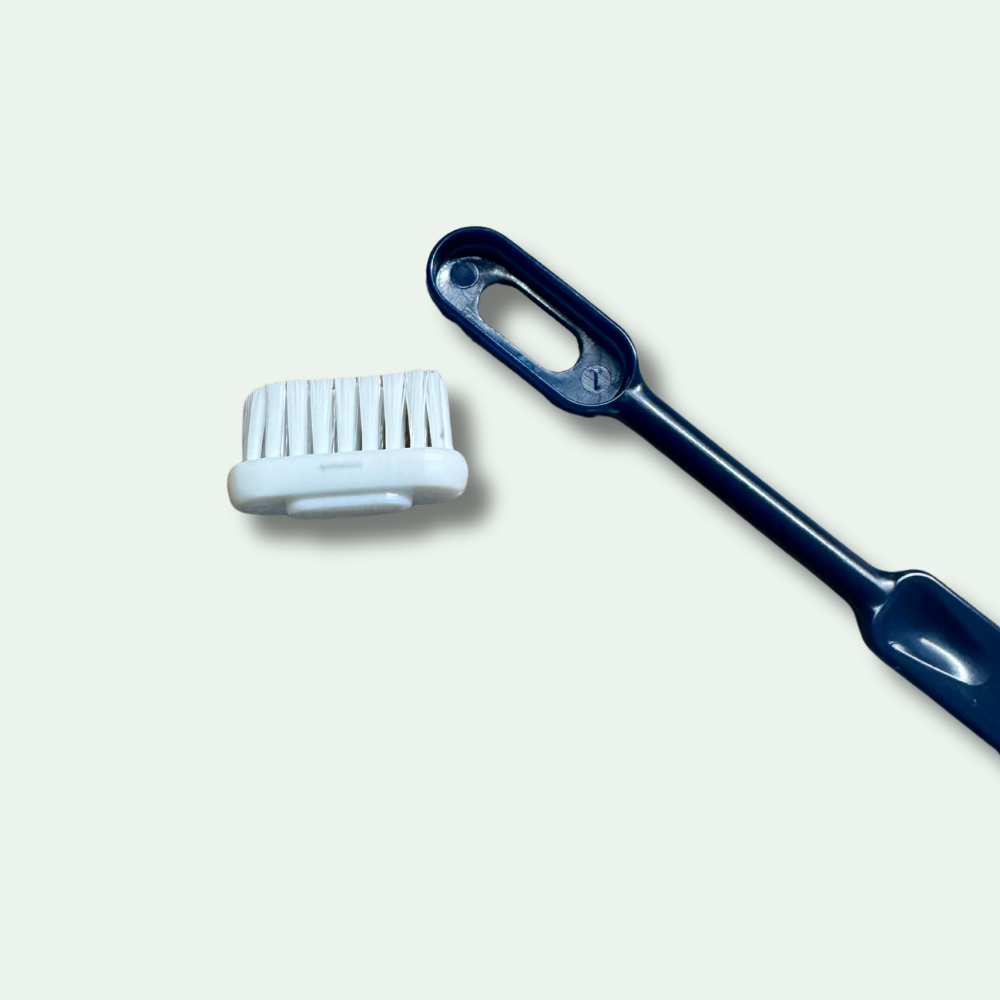 Brosse à dents rechargeable en bio-plastique