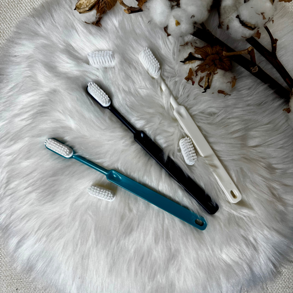 Brosse à dents rechargeable en bio-plastique