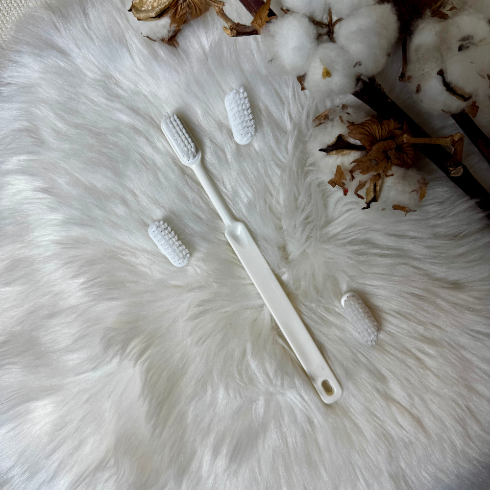 Brosse à dents rechargeable en bio-plastique
