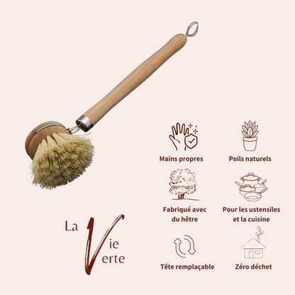 Brosse à vaisselle en bois