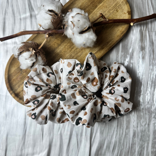 Chouchou en coton imprimé