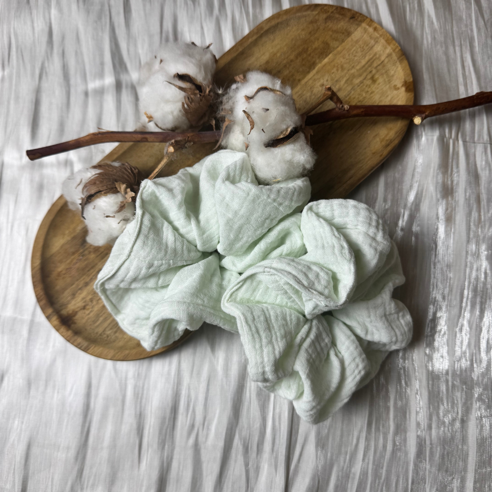 Chouchou double gaze de coton