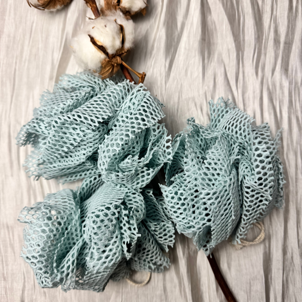 Fleur de douche en coton biologique - La Vie verte