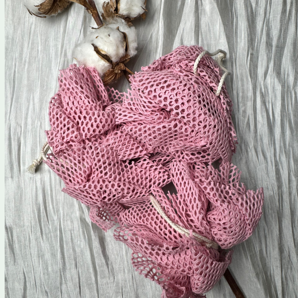 Fleur de douche en coton biologique - La Vie verte