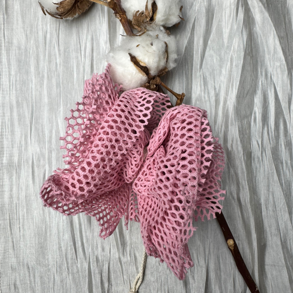 Fleur de douche en coton biologique - La Vie verte