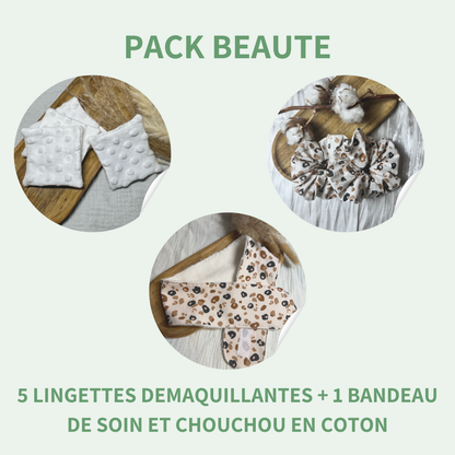 Lot de 5 Lingettes démaquillantes coton magique - La Vie verte