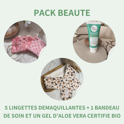 Superweiches Minky-Baumwoll-Abschminktuch – 5er-Set
