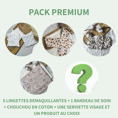 Lot de 5 Lingettes démaquillantes coton magique - La Vie verte