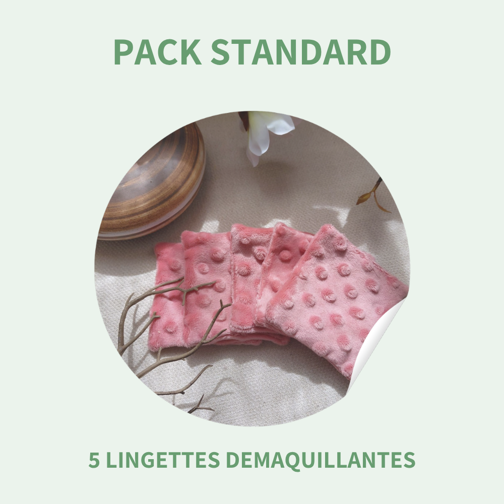 Superweiches Minky-Baumwoll-Abschminktuch – 5er-Set