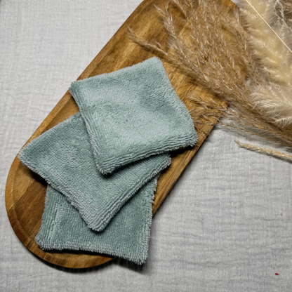 Lingette démaquillante lavable Bambou double face - La Vie verte