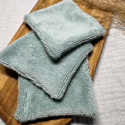 Lingette démaquillante lavable Bambou double face - La Vie verte