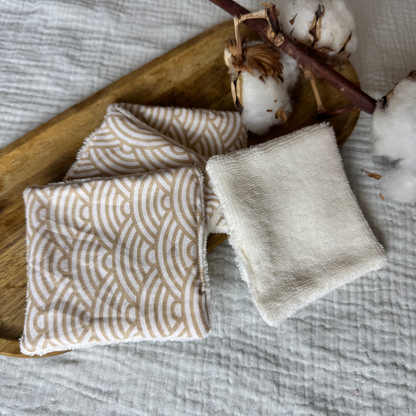 Lingette démaquillante en éponge bambou - La Vie verte