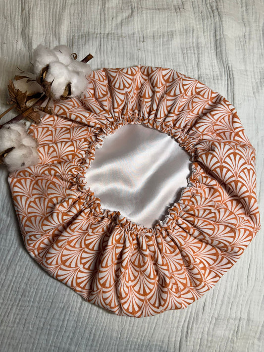 Bonnet de soin en satin