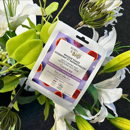 Masque hydratant et rafraîchissant en coton